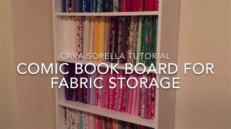 Comic Book Boards Fabric Storage Kahoonica