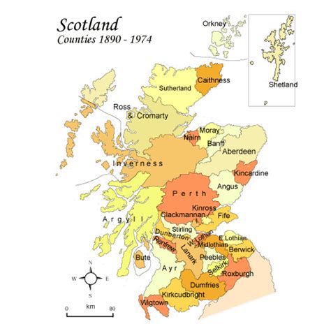 Gazetteer For Scotland Map Of Scotland