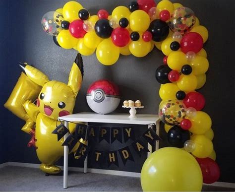 Cumpleaños De Detective Pikachu Temas Para Fiestas Infantiles De Niño Decoracion De Fiesta