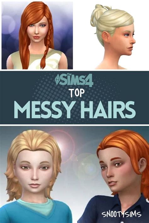 Sims 4 Messy Hair Messy Hairstyles Sims 4 Hair Male Long Messy Hair