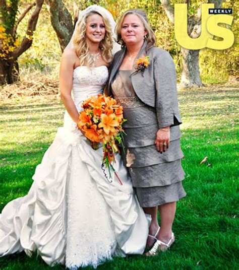 Mom And Daughter Time Teen Moms Leah And Corey Get Married Us Weekly