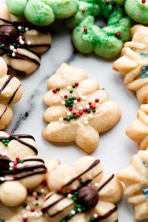 Celebrate the season with 40 christmas cookie recipes you'll love from your favorite trusted bloggers. My Favorite Spritz Cookies | Spritz cookie recipe, Spritz cookies, Butter spritz cookies