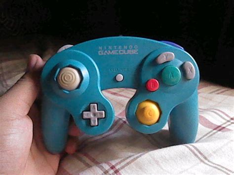 My Emerald Blue Nintendo Gamecube Controller By Thewolfbunny64 On