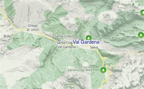 Val Gardenaスキーリゾート ガイド、ロケーションマップ及びval Gardena スキー休暇の宿泊施設