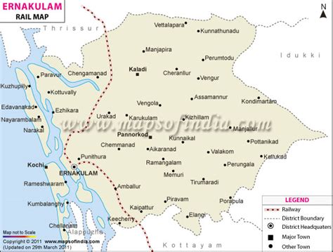 Kerala Railway Map