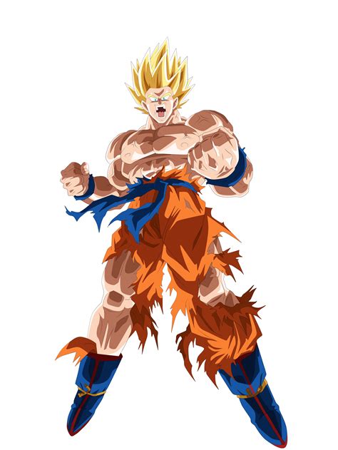 Goku Ssj Namek By Andrewdragonball On Deviantart