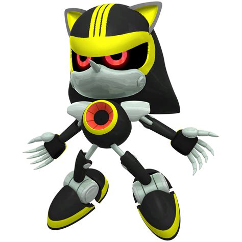 Classic Metal Sonic 30 Generations Style Render By