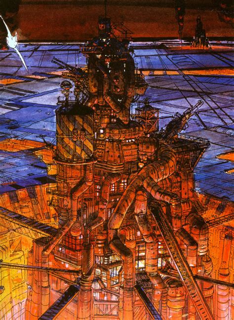 Mechaddiction — Moebius The Fifth Element Concept Art 1997