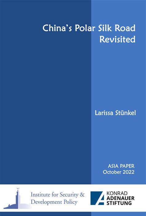 Pdf Chinas Polar Silk Road Revisited