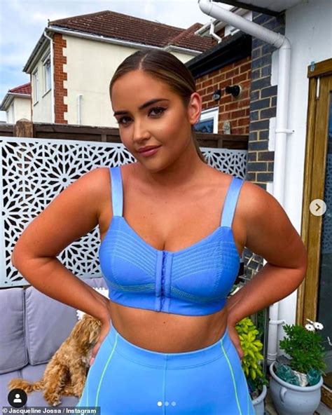 Jacqueline Jossa Flaunts Her Gorgeous Curves In Bright Blue Sports Bra And