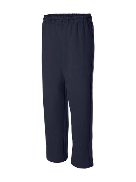 Gildan Heavy Blend Open Bottom Sweatpants 18400 Navy Size Xl