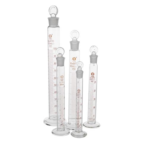 Buy Ultechnovo Glass Measuring Cylinder Graduated Cylinder With Plug