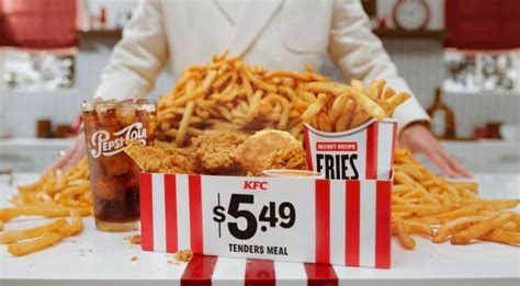 Kfc Unveils New 5 49 Tenders And Fries Meal Deal The Fast Food Post