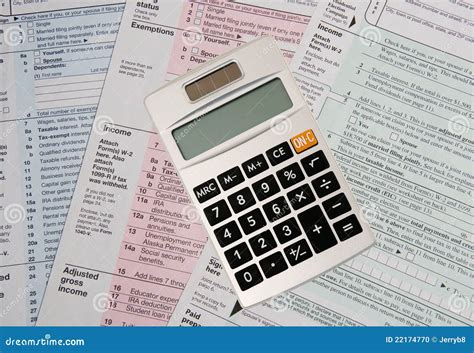 Calculating Taxes Stock Photo Image Of Count Budget 22174770