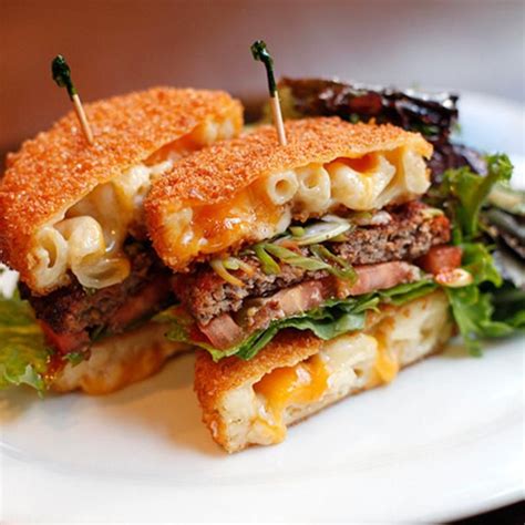 We take the feed literally. Macaroni And Cheese Burger - The Cheesecake Factory ...