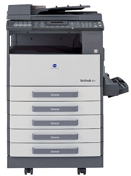 The manufacturer included the m$ driver cds, but it only contrains gdi & pcl drivers(you can find here: KONICA-MINOLTA BIZHUB 211 - лазерный МФУ - картриджи ...