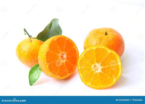 Cut Open Orange Royalty Free Stock Images Image 23324369