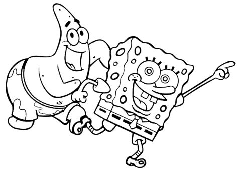 Gambar Coloring Spongebob Friends Gambar Mewarnai Kartun Di Rebanas