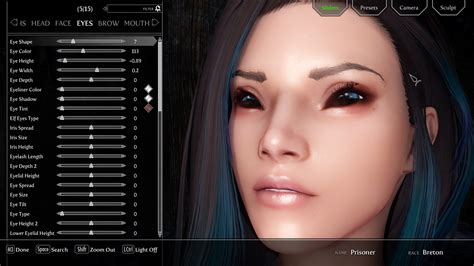 Eyes And Brows Bug With High Poly Head Technical Support Skyrim
