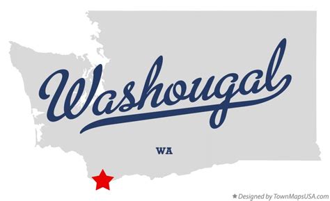 Map Of Washougal Wa Washington