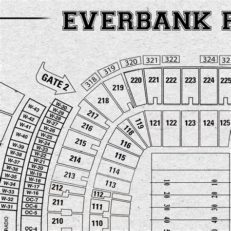 Everbank Field Seating Chart With Rows