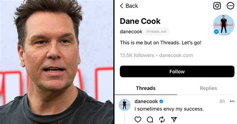 Dane Cook Wastes No Time Declaring Himself the King of Threads