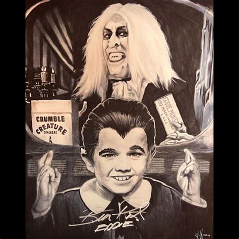 Art 8x10 Eddie Munster And Zombo The Munsters