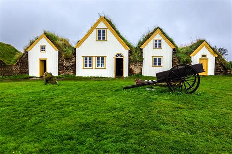 Icelands Turf Houses Merge Beautifully With Nature