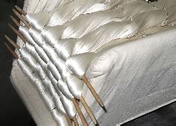 Examples include silk from silk worms. Why Silk? | Wild Fibres natural fibres