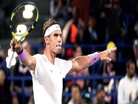 Rafael Nadal Becomes First Player To Win Five Mubadala World Tennis