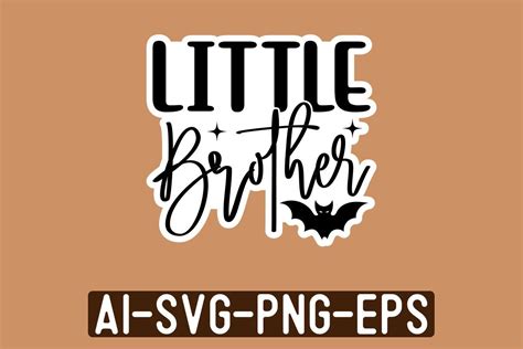 Little Brother Sticker Graphic By Mkdesign Store · Creative Fabrica