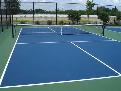 The game is usually played with 2 players per side, meaning that one tennis court can provide recently, the kailua pickleball community has been working with honolulu parks and rec (hpr) to get lines painted on two tennis courts in kailua. Pickleball Court | Fincas, Casitas, Casas