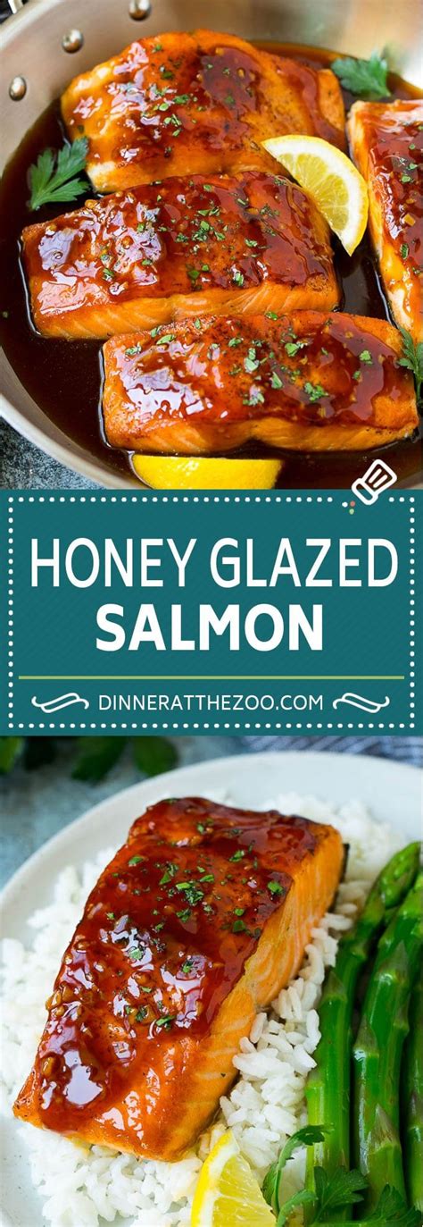 Honey Glazed Salmon Recipe Seared Salmon Salmon Honey