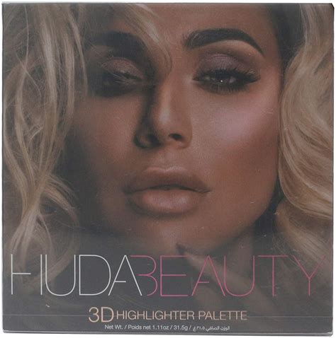 huda beauty pink sands 3d highlighter palette amazon ca beauty and personal care