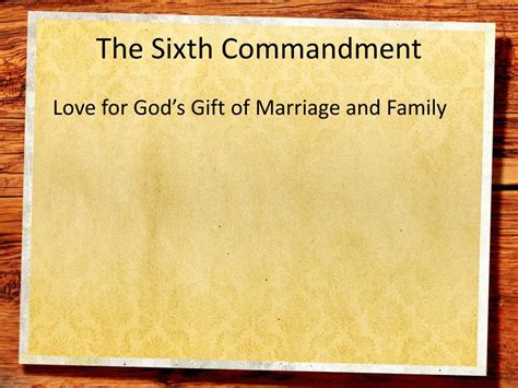 Ppt The Sixth And Seventh Commandments Powerpoint Presentation Free