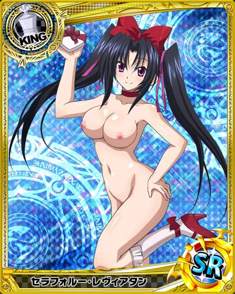 Serafall Leviathan High School Dxd Nude Filter Third Party Edit 10s 1girl Black Hair Box