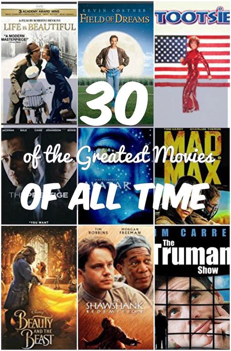 30 Of The Greatest Movies Of All Time To Add To Your Watch List Great