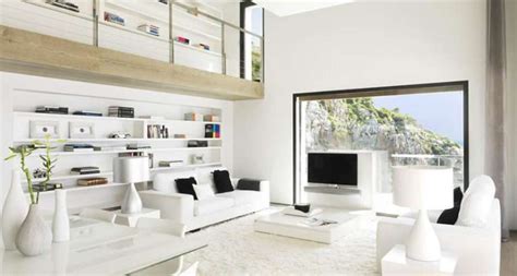 Beautiful Houses Pure White Interior Design Lentine Marine