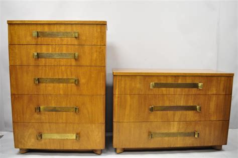 $350 pic hide this posting restore restore this posting. John Stuart Mid-Century Modern Art Deco Birch Dresser with ...