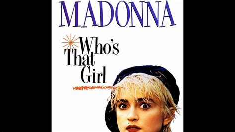 Madonna Whos That Girl Unreleased Extended Mix Youtube