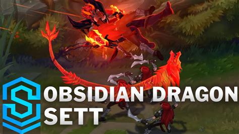 Obsidian Dragon Sett Skin Spotlight League Of Legends Youtube