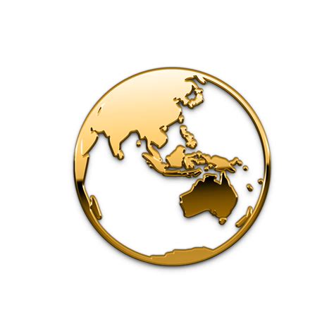 Gold Globe Png Isolated Hd Png Mart