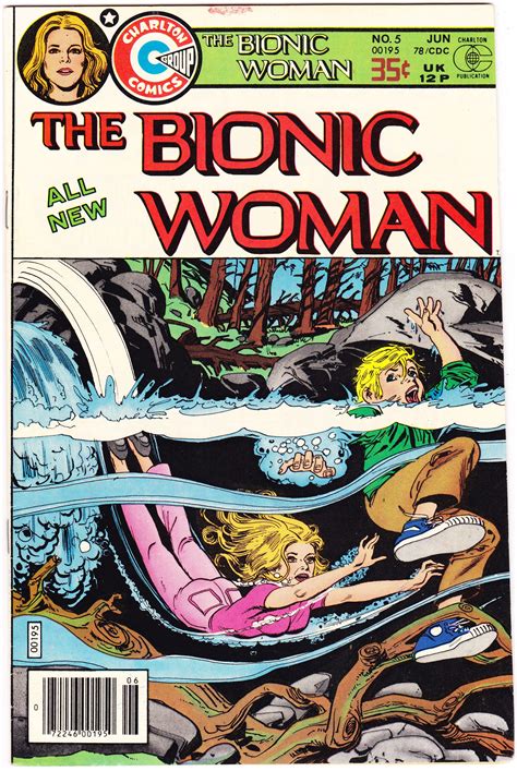 Bionic Woman Comic Books Charlton Comics VF Charlton Comics Comics Planet Comics