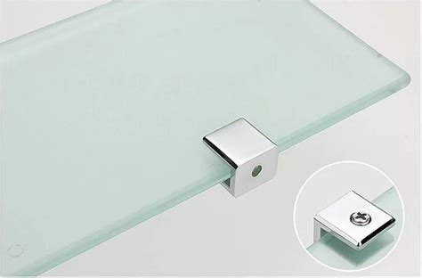 Zinc Alloy Chrome Finish Glass Holding Shelf Support Clips Buy Glass