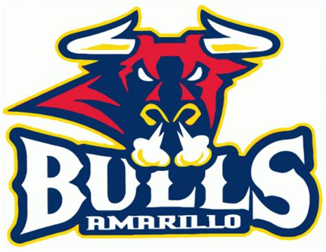 Start editing this blue bull logo for your business or team. Amarillo Bulls Primary Logo - North American Hockey League ...
