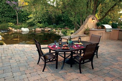 Patio And Pond Rustic Patio Los Angeles By Pacific Outdoor