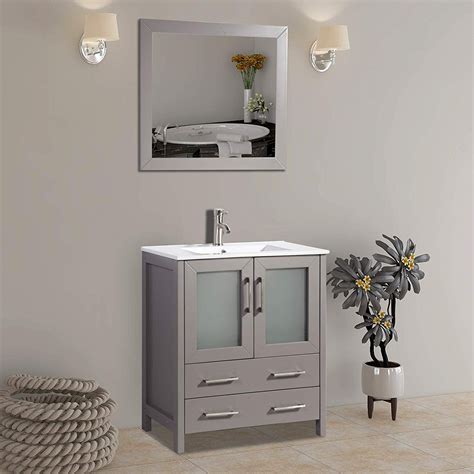 Vanity Art 30 Single Sink Bathroom Vanity Wih Mirror Small Bathroom