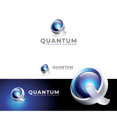 Playful Modern High Tech Logo Design For Quantum Solutions Software
