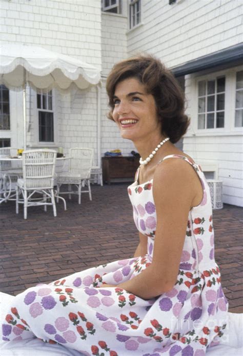 However, this wasn't the first time that the first lady was pregnant. Jacqueline Kennedy At Hyannis Port 1959 Photograph by The Harrington Collection