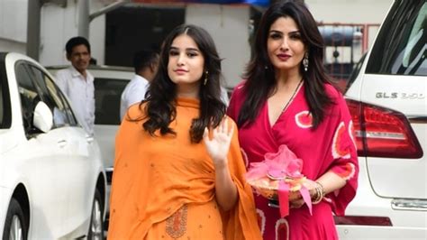 Raveenas Daughter Celebrates Ganesh Chaturthi Fans Call Her ‘tara Sutaria 20 Bollywood